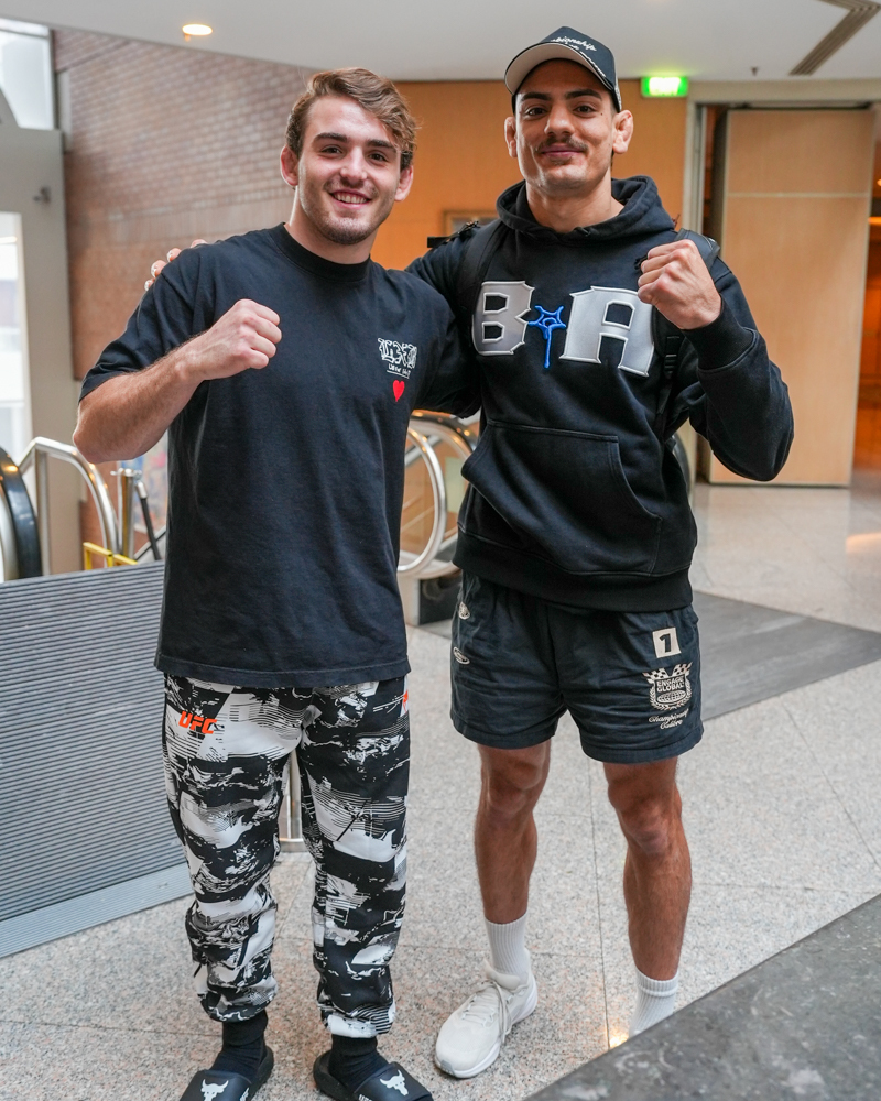 Hands Up — MMA still by Joshua Shephard