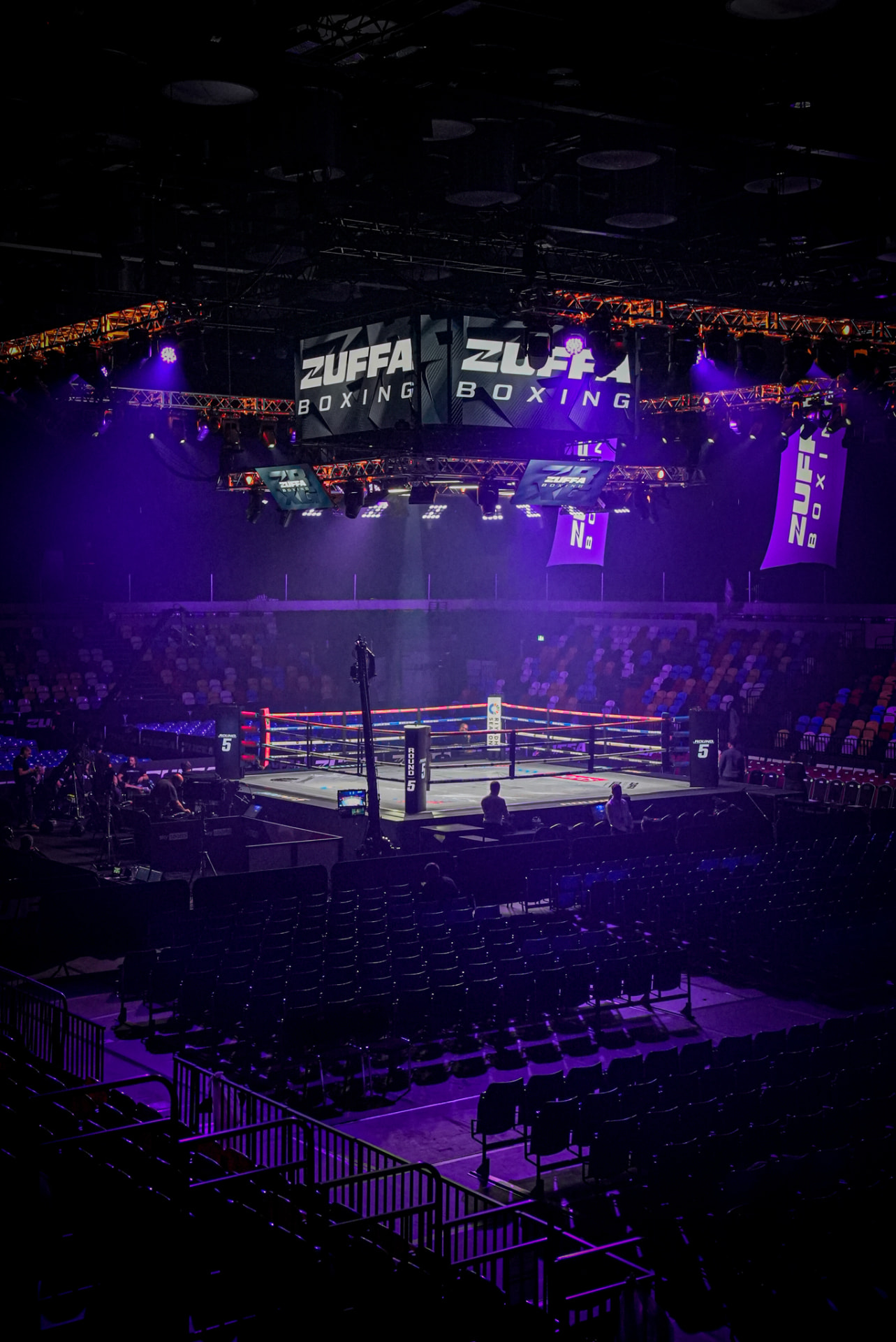 Fight Night Setup — BOXING still by Joshua Shephard